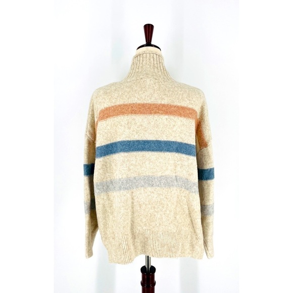 Fate - Striped Mock Turtleneck Sweater - Size Small - Picture 3 of 10